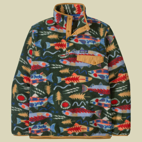 Lightweight Synch Snap-T Pullover Men mehrfarbig III L - salomon energy/old growth green