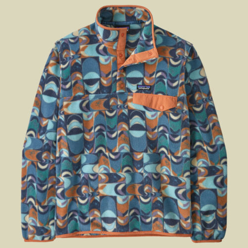 Lightweight Synch Snap-T Pullover Men blau Größe M  - Farbe swallowtail geo/still blue