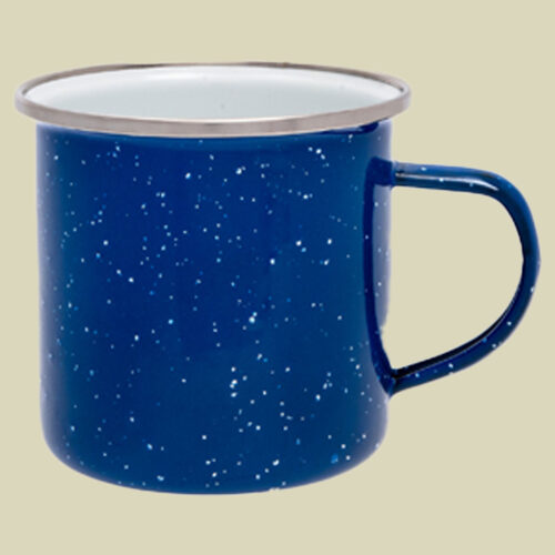 Emaille Tasse 360 ml blau