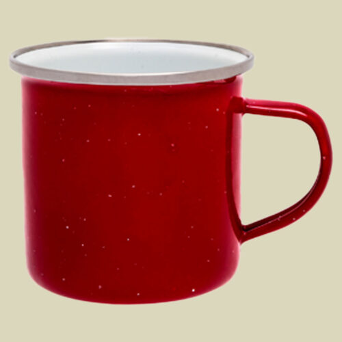 Emaille Tasse 360 ml rot