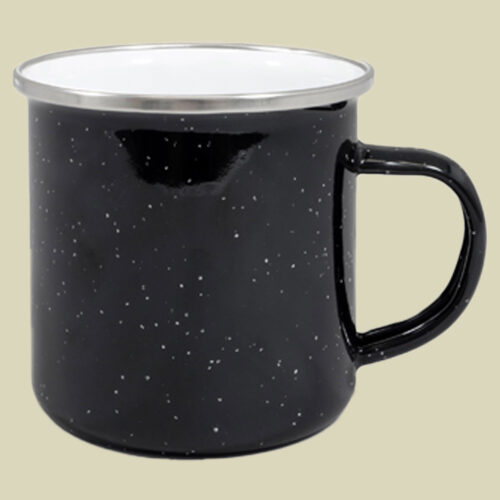 Emaille Tasse 360 ml schwarz