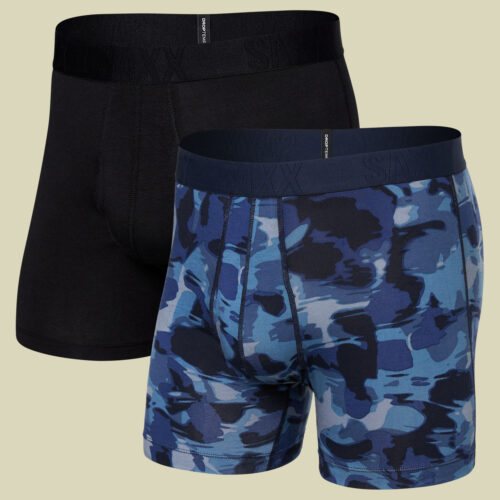 Doptemp Cooling Cotton Boxer Brief Fly 2pk L mehrfarbig II - daybreak camo/black