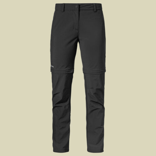 Pants Ascona Zip Off Women schwarz 38 - black