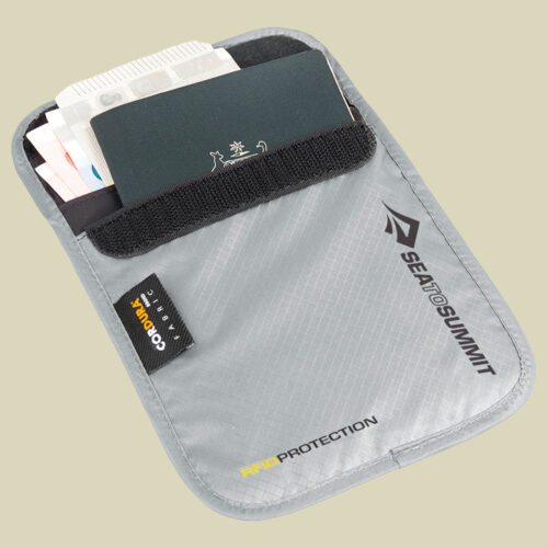 Neck Pouch RFID small grau - Farbe high rise
