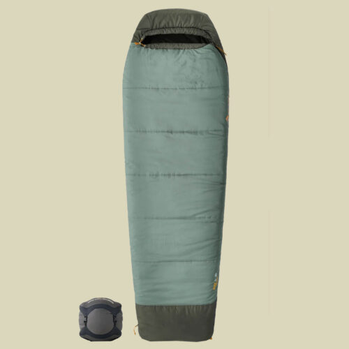 Boab Synthetic Sleeping Bag Short grau/seegrün