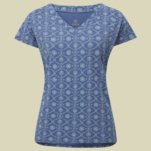 Neha V-Neck Tee Women blau L - Farbe seaport blue sublime