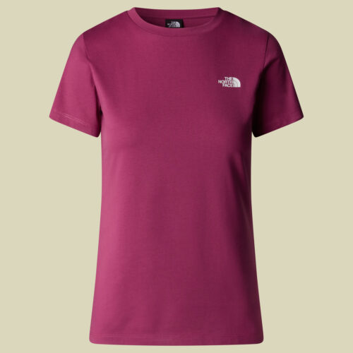Women S/S Simple Dome Slim Tee L cyber berry