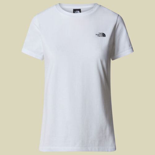 Women S/S Simple Dome Slim Tee L weiß - TNF white