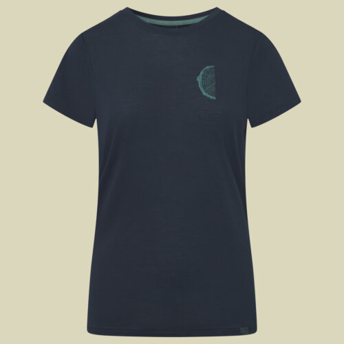 T-Shirt Viking Rune Bamboo Women XL blau - navy/turquise